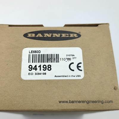 邦纳LE550D，激光传感器