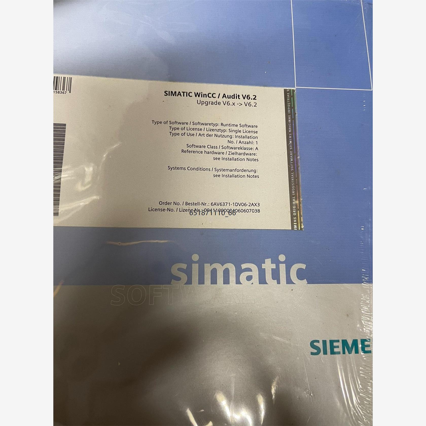 SIEMENS软件6AV6371-1D