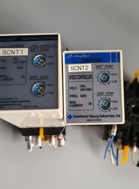日本住友 马达调速器CAH90D 调速电机，欧姆龙底座11P