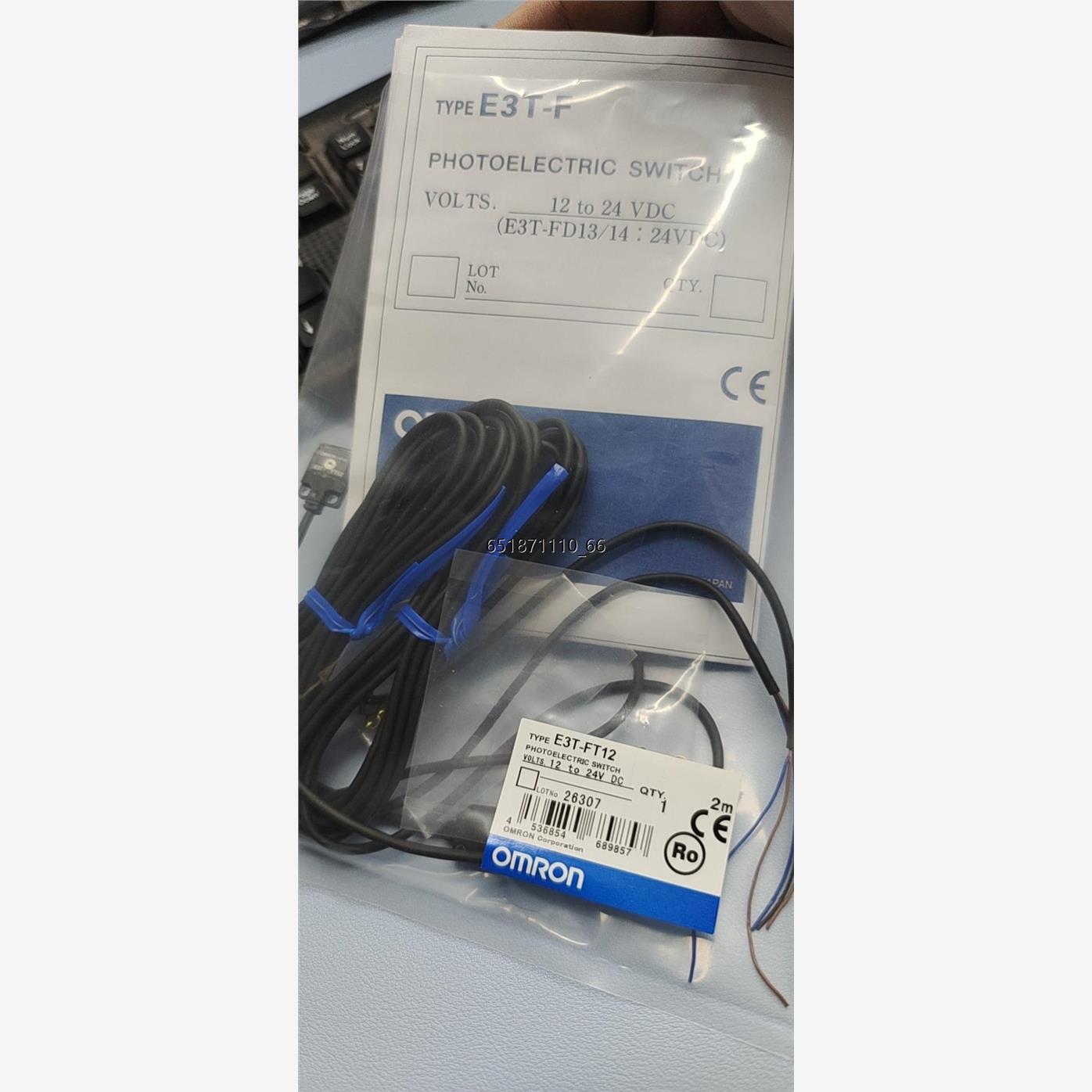 欧姆龙光电开关E3T-FT12