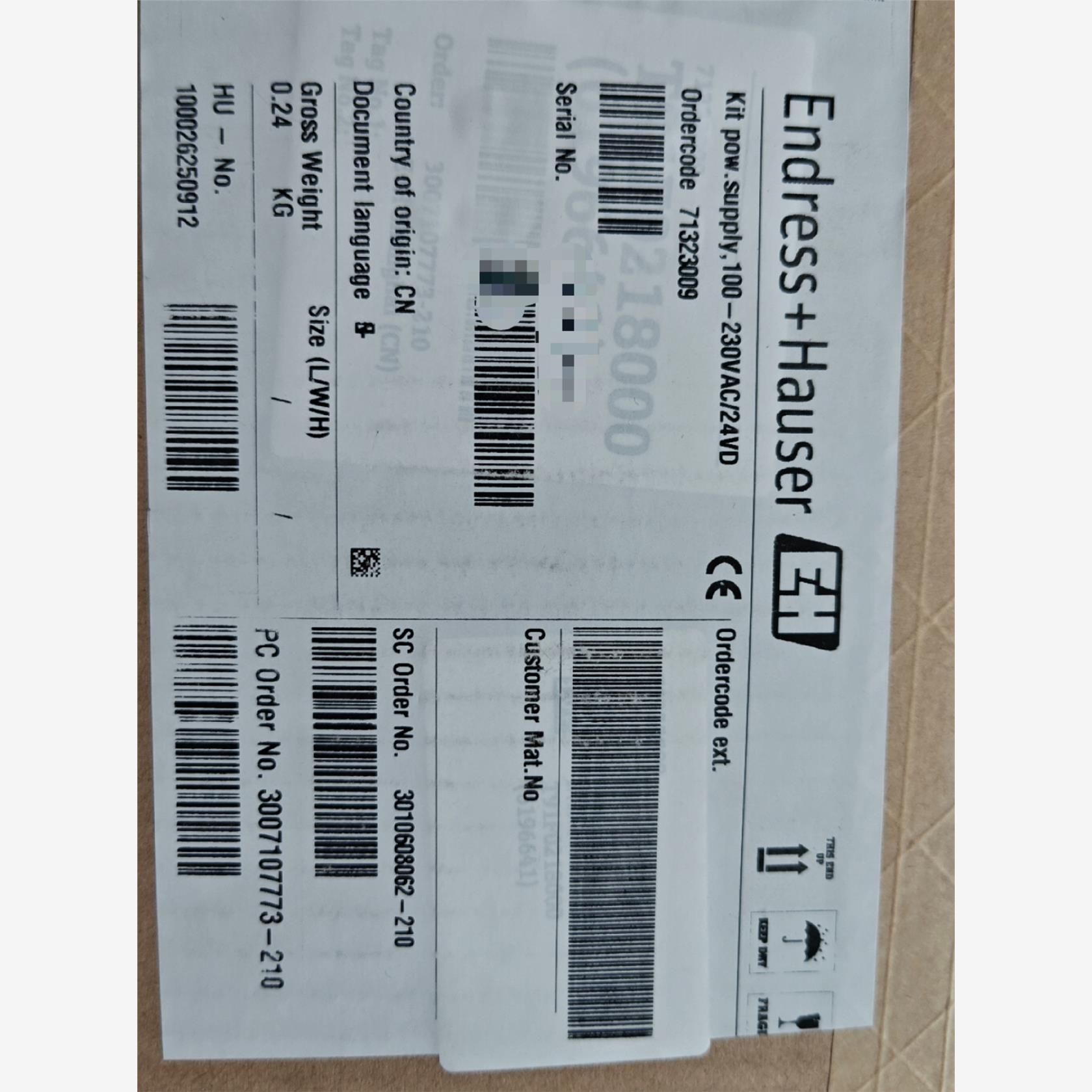 E+H 电源组件 71323009 适用于Promag/Pr