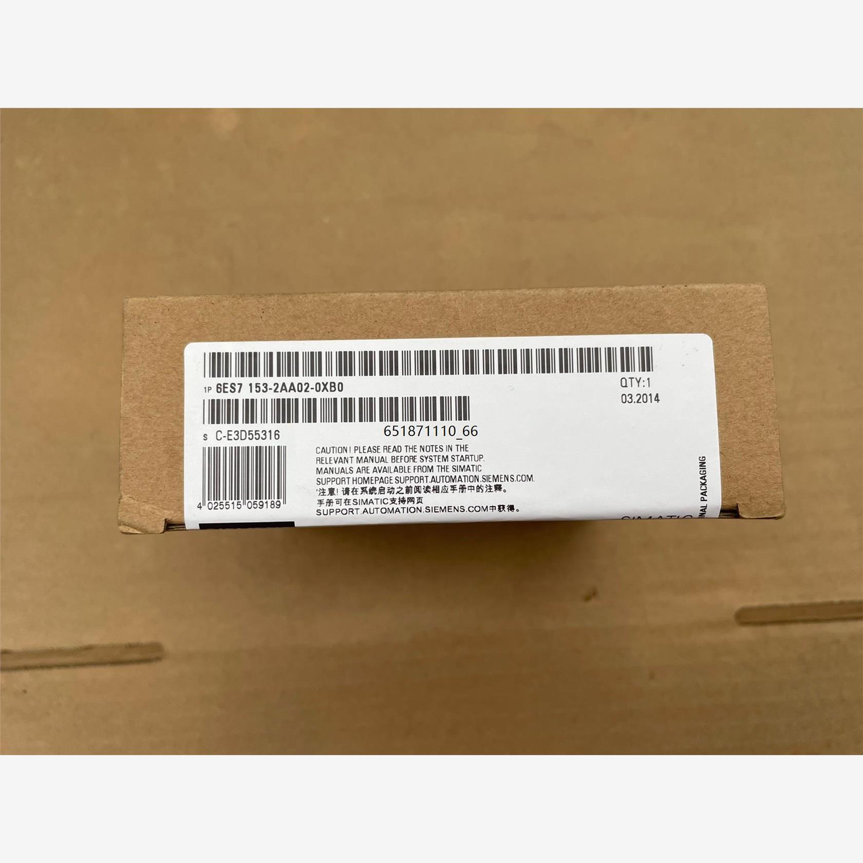 6ES7 153-2AA02-0XB0, 全新模块，