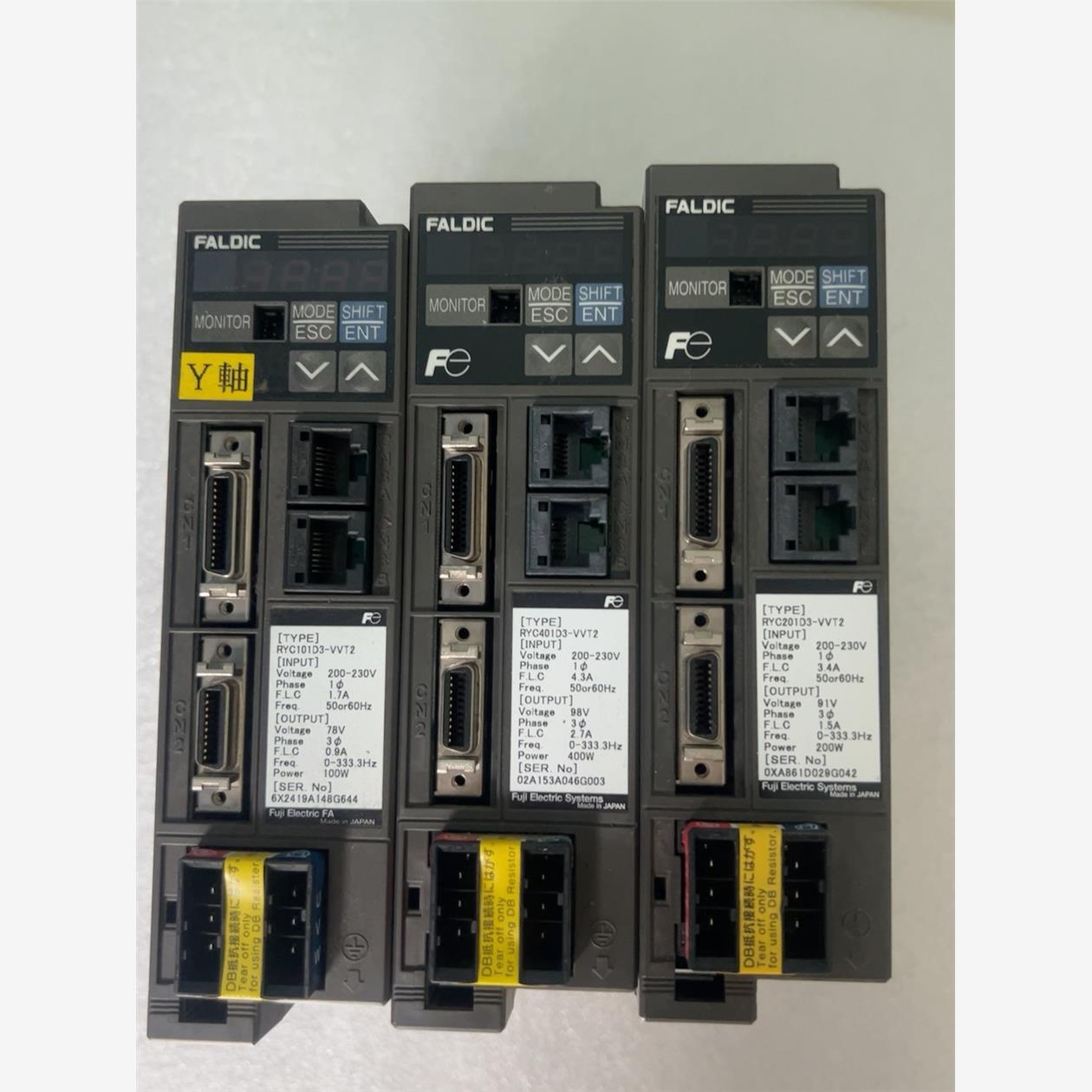 富士伺服驱动器RYC401D3-VVT2/RYC201D3-