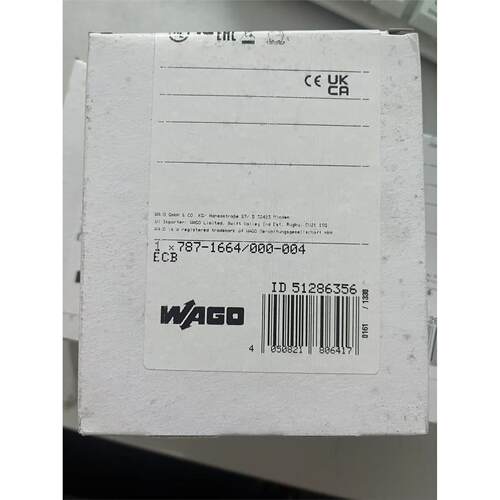 全新原装WAGO万可电子断