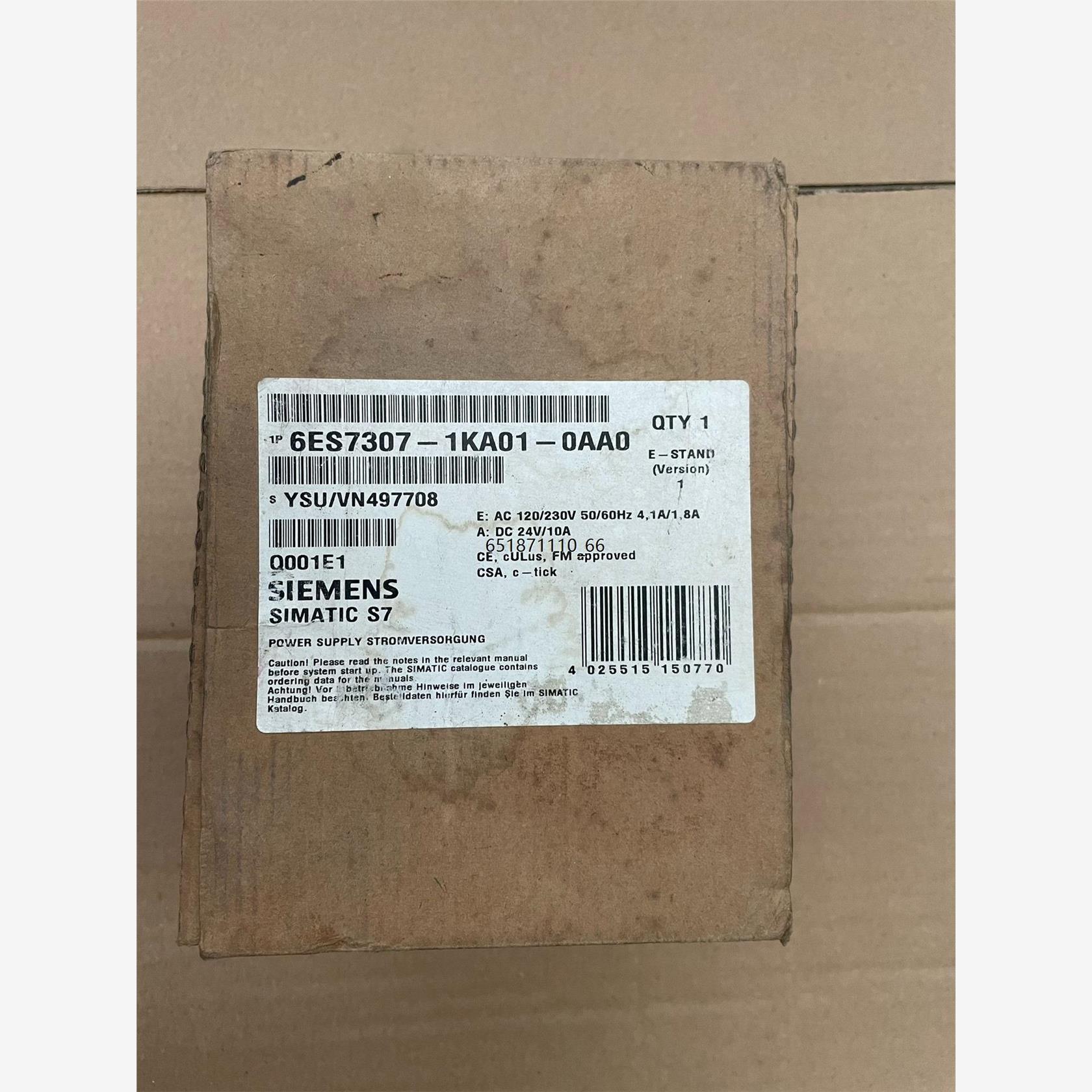 6ES7307-1KA全新P6ES73