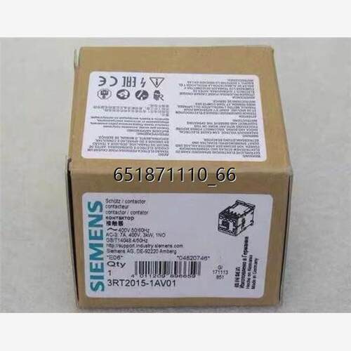 接触器3RT2015-1AV全新原