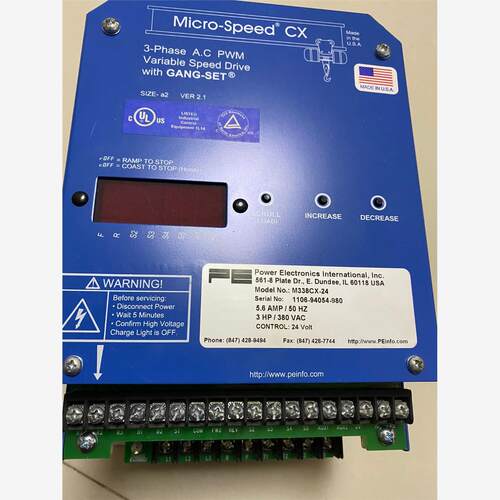 PEINFO 变速驱动器 M338CX-24 全新原装进口