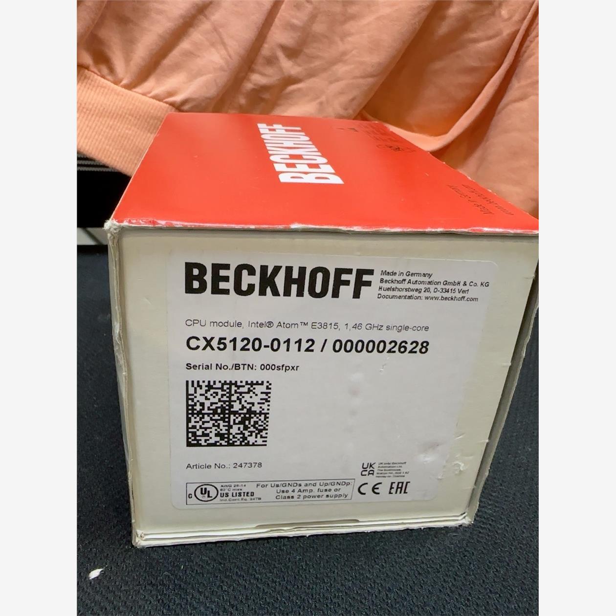 倍福CPU控制器CX5120-/62