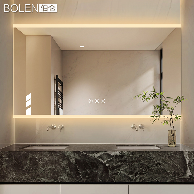 BOLEN上下发光智能镜顶墙首选