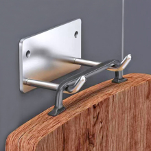 304不锈钢菜板挂钩打孔固定墙上承重厨房专用砧板悬挂架加长粘钩