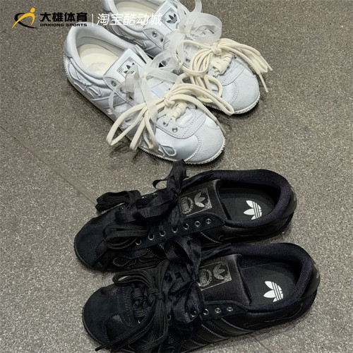 Adidas阿迪达斯三叶草 安福薄底芭蕾风运动休闲鞋 HQ5198 HQ5199