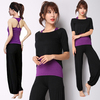Yoga suit suit Spring and summer Easy Large Yoga suit Three-piece Suite modal Yoga suit Fitness wear Dance costume