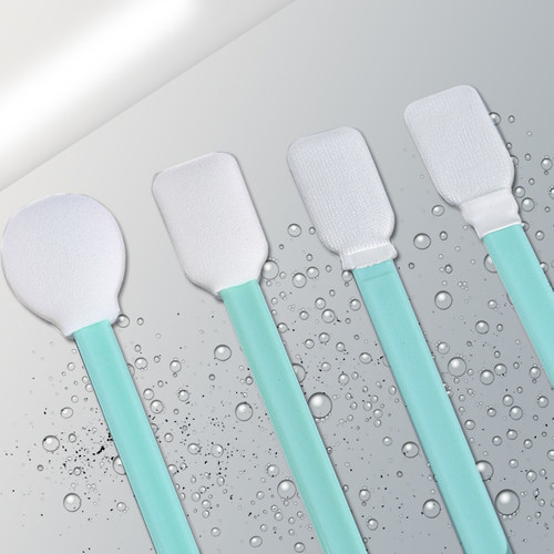 包邮海绵无尘长杆双头净化扁圆尖头棉签精密家用工业擦拭棒粘尘笔