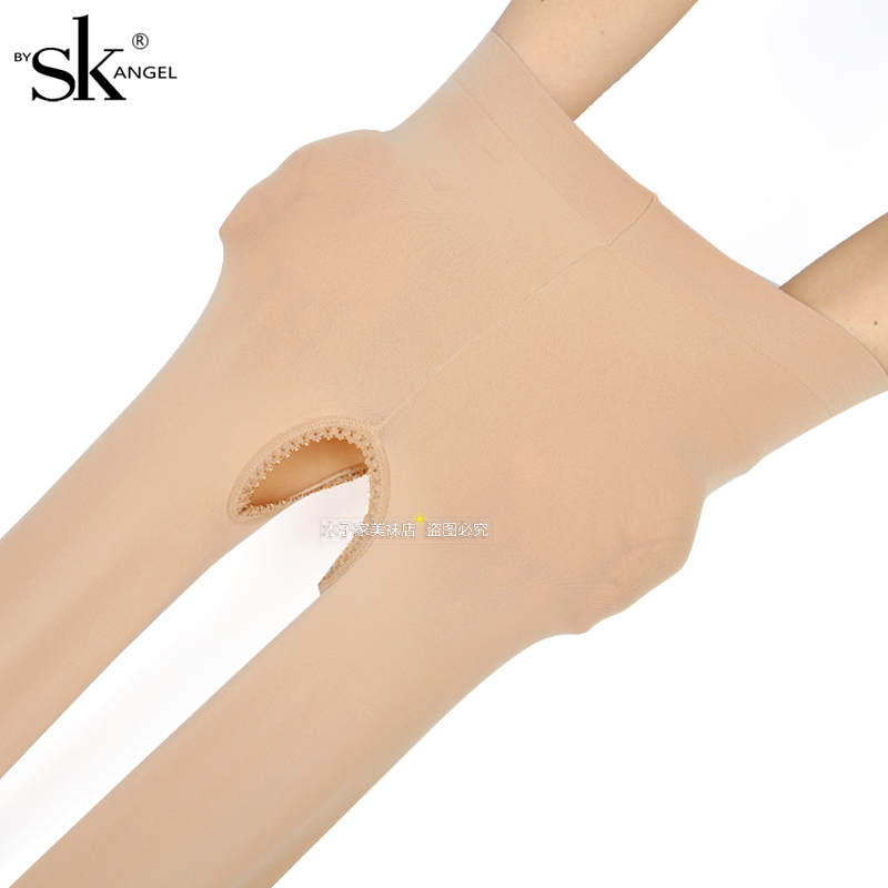 春秋款微压显瘦一线裆打底裤袜