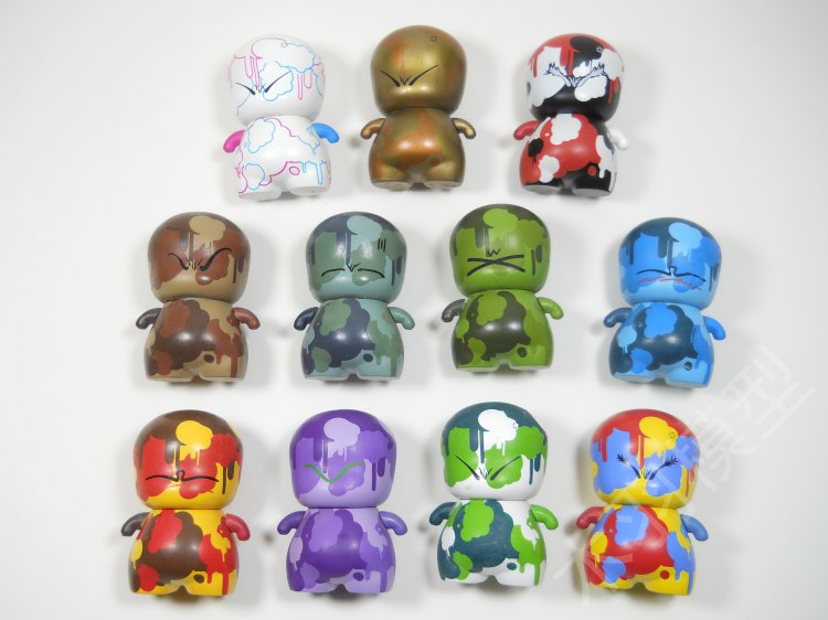 迷彩香港模型公仔