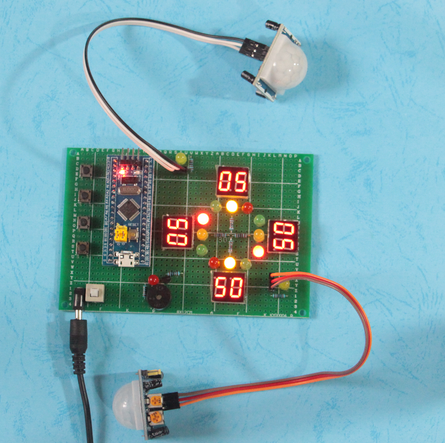 基于stm32单片机交通灯diy