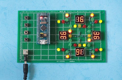 stm32单片机智能交通灯diy