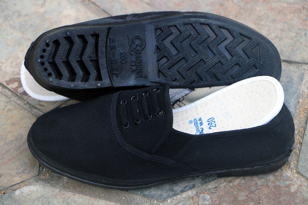 际华3515黑色87式布鞋3517模压帆布鞋厨师鞋防滑耐磨司机鞋包邮