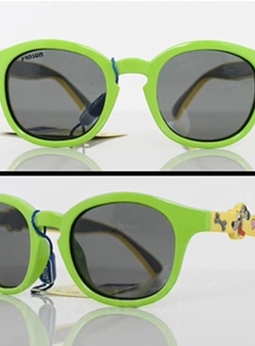 保圣儿童偏光太阳镜 女童时尚宝宝软质墨镜墨镜男童女孩防紫外线