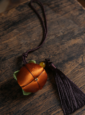 香云纱事事如意好事连车包香囊女