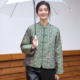 女夹棉上衣新中式 菲伊唐冬新品 真丝蜀锦唐装 复古改良立领短外套女