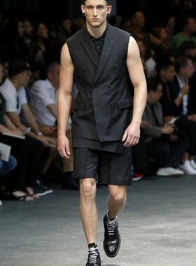 春夏男修身男士马夹背心马甲帅气