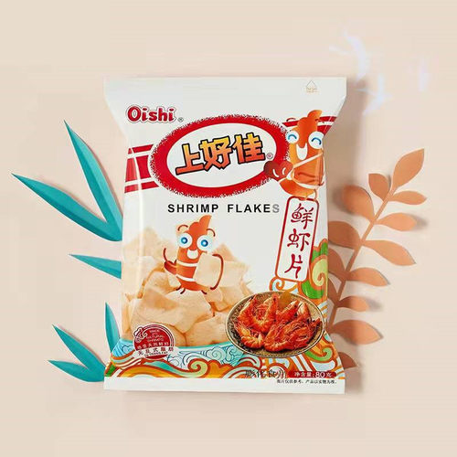Oishi/上好佳虾片虾条大包装80g
