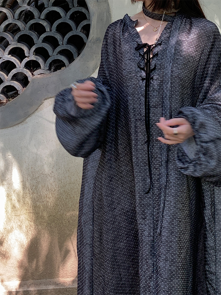 中中灵灵仙气风暗黑长袍暗黑