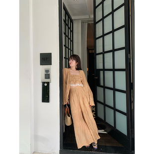 慵懒松弛感自由与浪漫 原创丝麻绉炒色系列 nosce 结合 temet