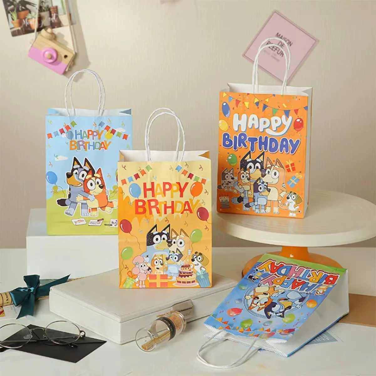 狗狗纸袋礼品袋生日派对用品回礼袋糖果包装
