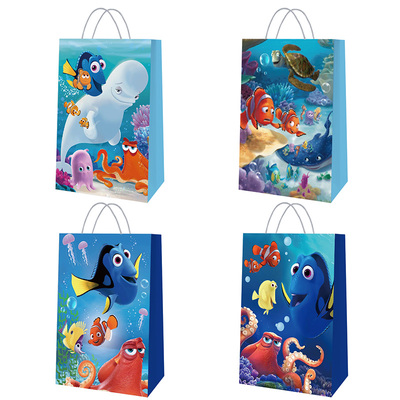 Finding Nemo海底总动员纸袋多利鱼礼品袋生日派对用品糖果回礼袋