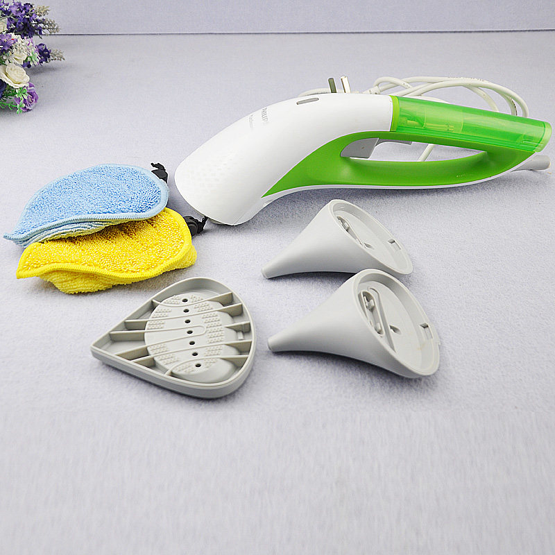 필립스 휴대용 스팀 청소기 주방 청소 기계 FC7008 고온 소독 오염 제거 및 기름 제거 청소 브러시