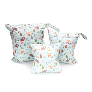 收纳袋 SGS认证 尿裤 卡通印花尿布袋 适合境外电商 大中小三件套