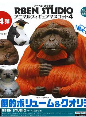 【现货】 日本KITAN奇谭 RBEN STUDIO胖胖的动物4 鸭嘴兽考拉扭蛋