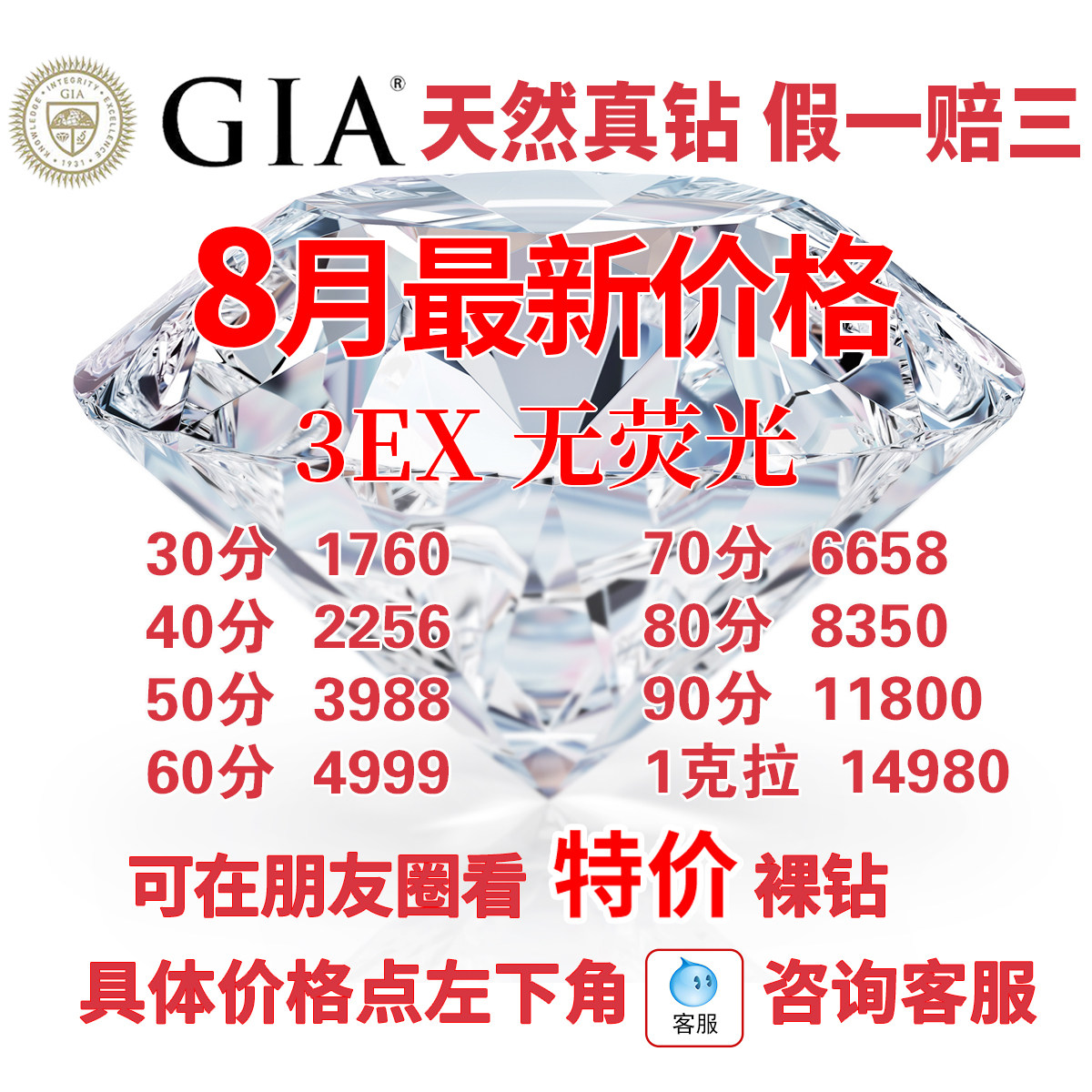 深圳1600㎡实体店批发价买钻戒图片