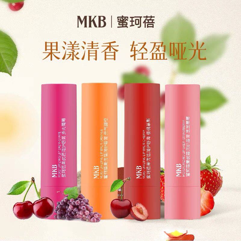 小蜜坊唇膏水果味润唇膏果香倍润保湿补水防干裂学生润唇膏无色