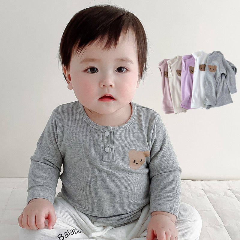 婴儿打底衫2025新款春秋装儿童长袖T恤薄款洋气男女童上衣宝宝t恤,童装/婴儿装/亲子装,T恤,淘宝优惠券,粉丝福利购,淘宝优惠卷