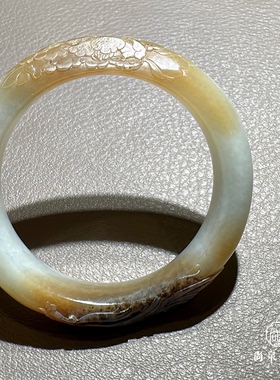 新疆和田玉籽料轮胎手镯