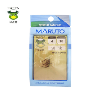 土肥富溪流鱼钩河童牌鱼钩溪流有倒刺野钓鲫鱼传统钓翘嘴鲫鱼钩