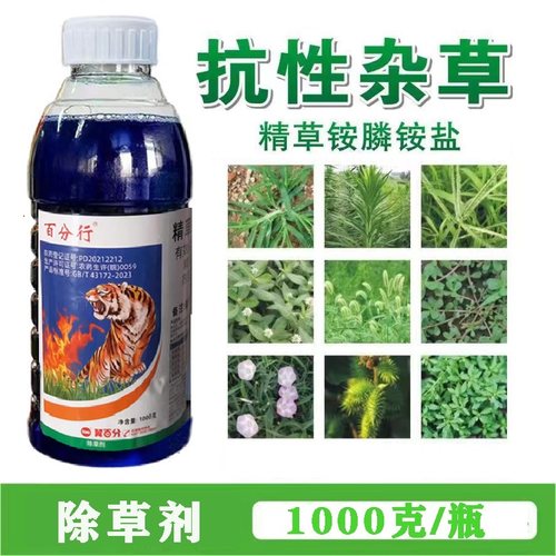 精草铵膦铵盐除草剂果园荒地