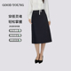 GOODYOUNG2025黑色面试半身裙女职业正装 裙子气质 包臀a字裙西装