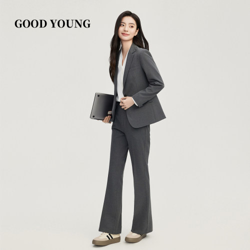 GOODYOUNG灰色女西装套装