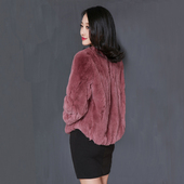 獭兔毛皮草外套女短款 反季 韩版 2025新秋冬款 宽松大码 女装 特价