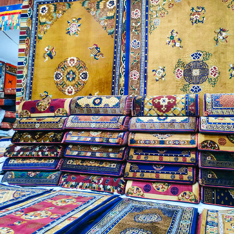 西藏藏式羊毛沙发扶手床头靠背