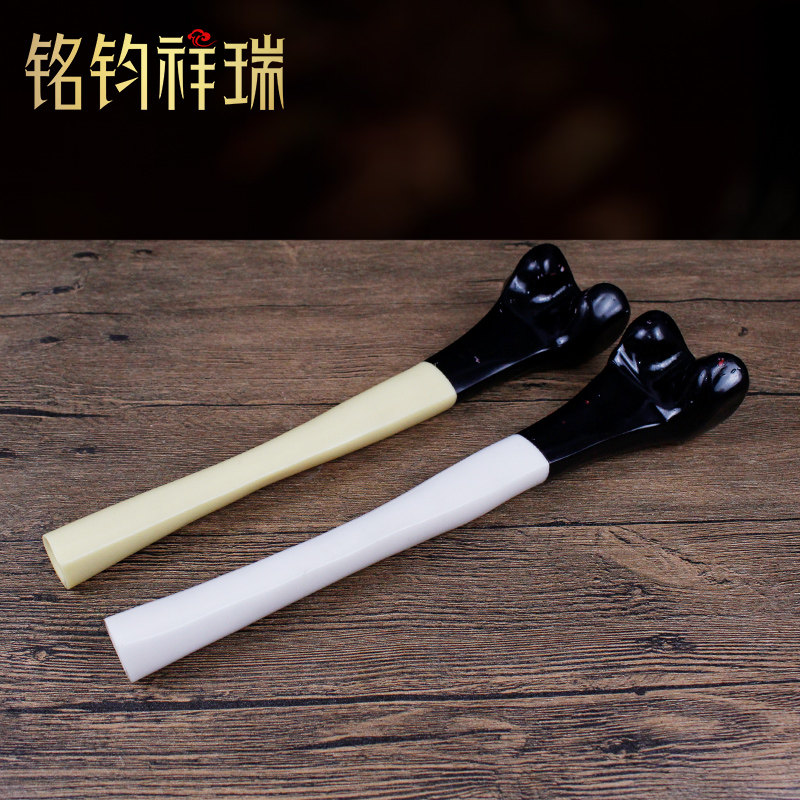 藏传 用品尼泊尔家用法器笛法号gu喇叭gu笛可吹响法会佛事用品