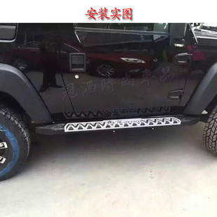 B40侧杠B40侧踏板北京吉普B40脚踏板bj40北汽BJ40侧杠越野改装 杠