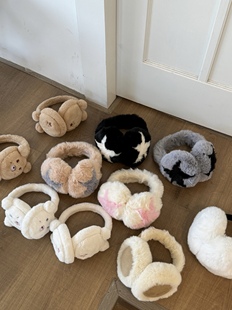 耳罩集合 冬天毛绒耳罩女耳朵保暖套护耳朵防冻可爱星星耳包耳捂