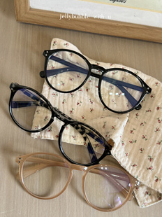 饰 装 素面朝天 灰豹纹防蓝光眼镜百搭日常简约复古可配近视眼镜