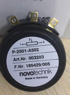 NOVOtechnik角度传感器P4501A502 P2501A102 P2501A202 原装货