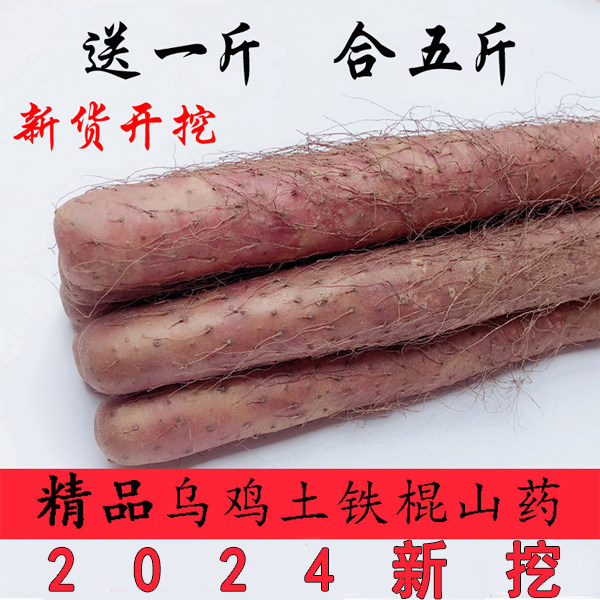 【金牌卖家】精选河南焦作正宗温县乌鸡土铁棍山药铁棒杆怀新鲜